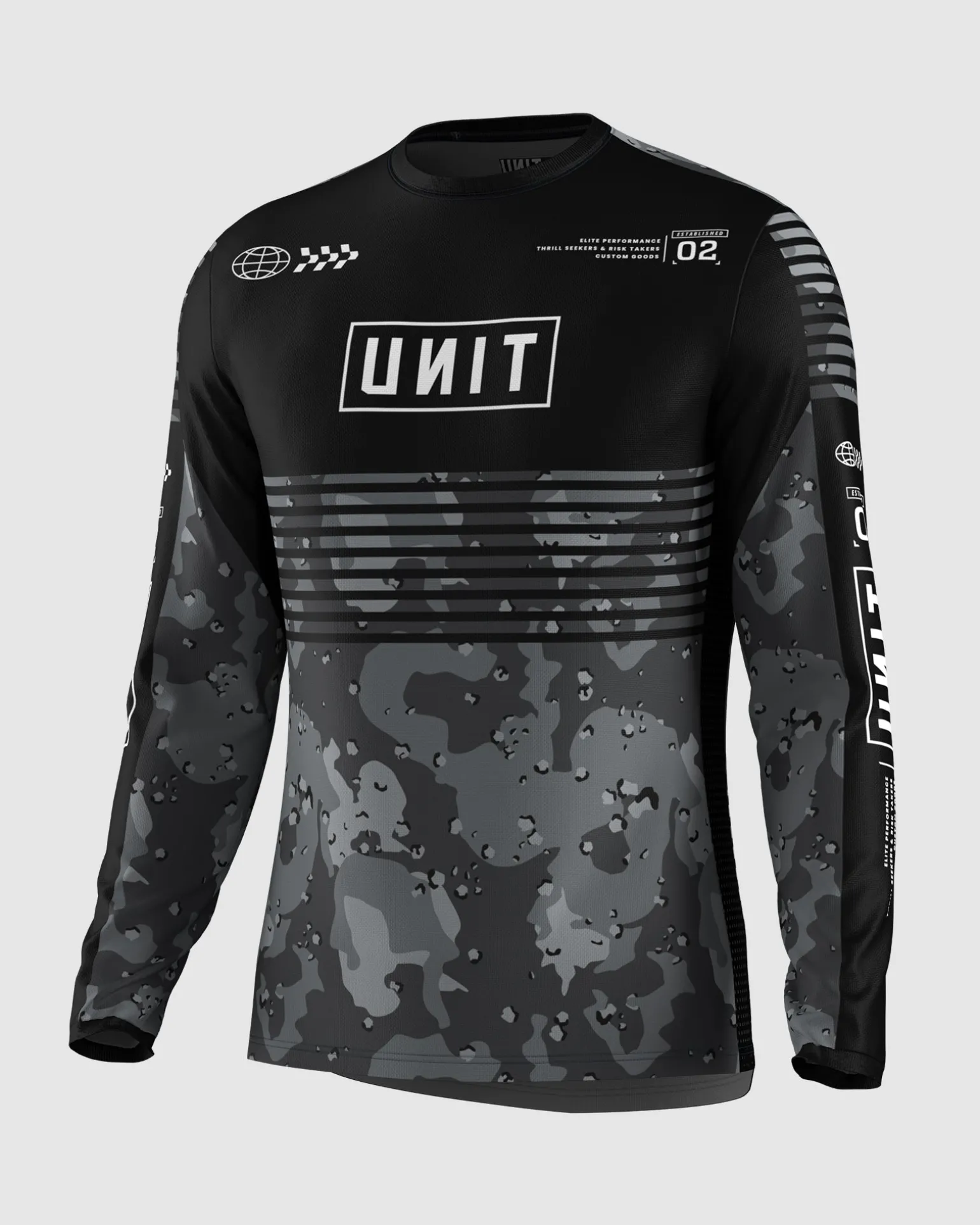 UNIT Arcade Mens Riding Jersey-Unit Clothing Discount