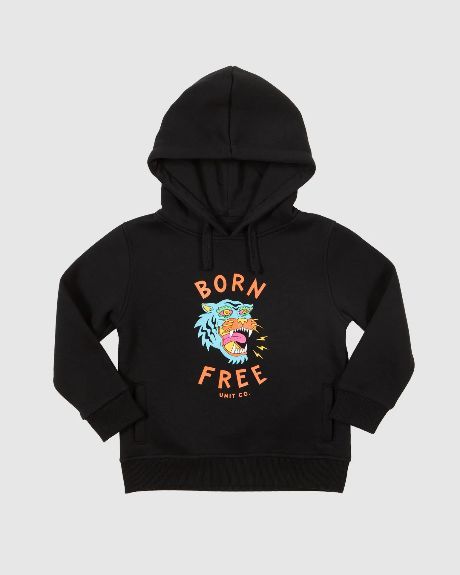 UNIT Born Free Kids Pullover Hoodie-Unit Clothing Sale