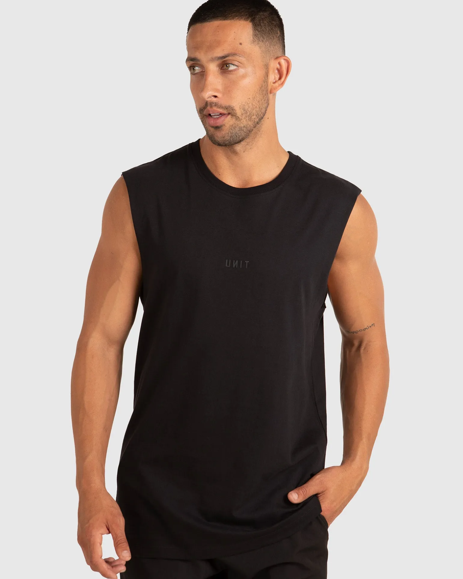 UNIT Central Muscle Tee-Unit Clothing New