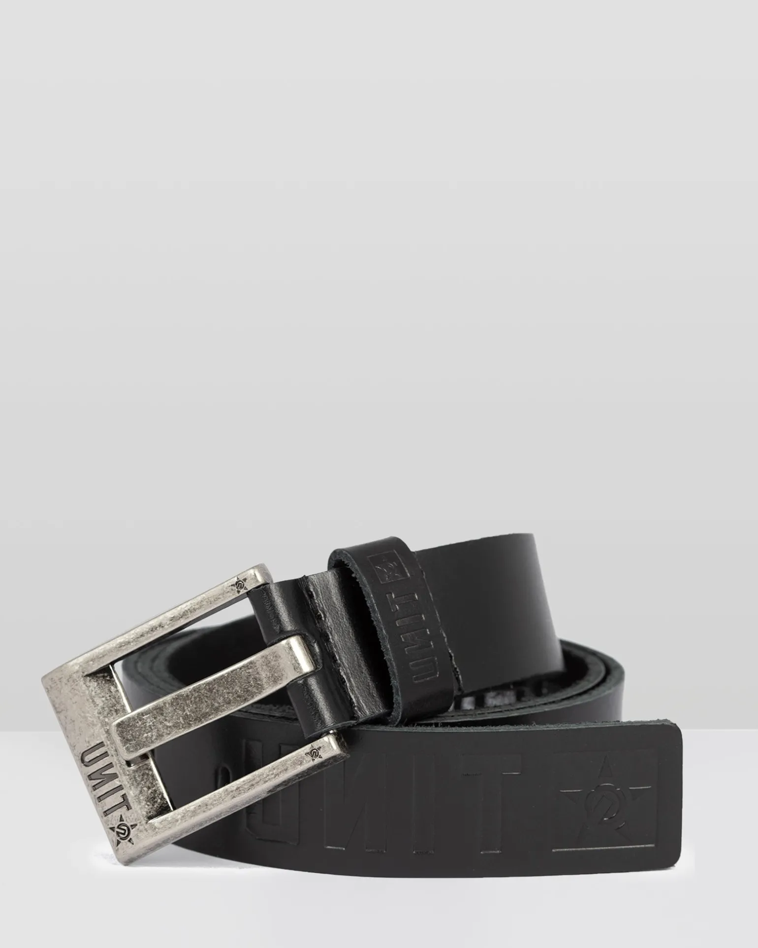 UNIT Fortitude Leather Belt-Unit Clothing New