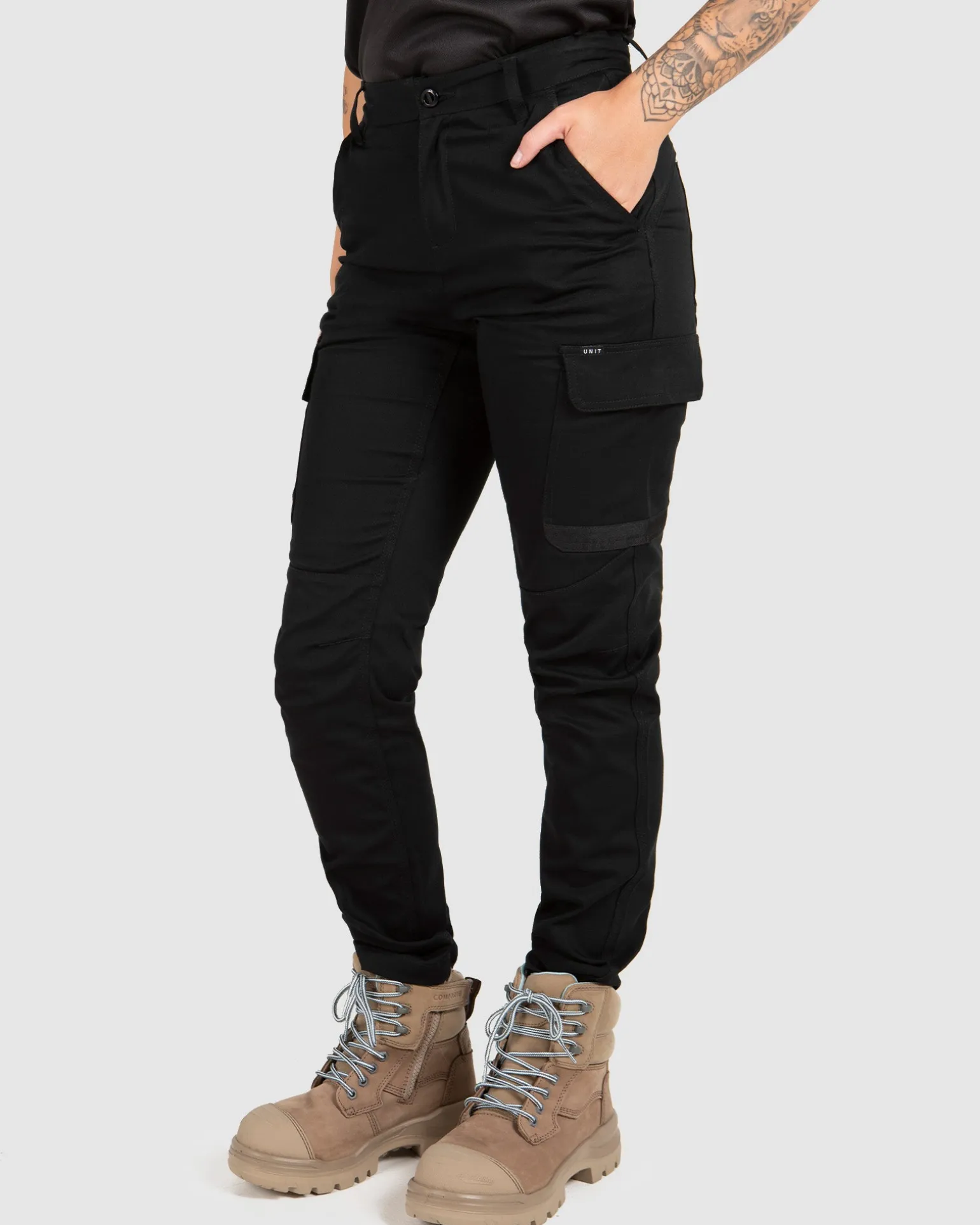 UNIT Ladies Workwear Staple Cargo Pants-Unit Clothing Outlet