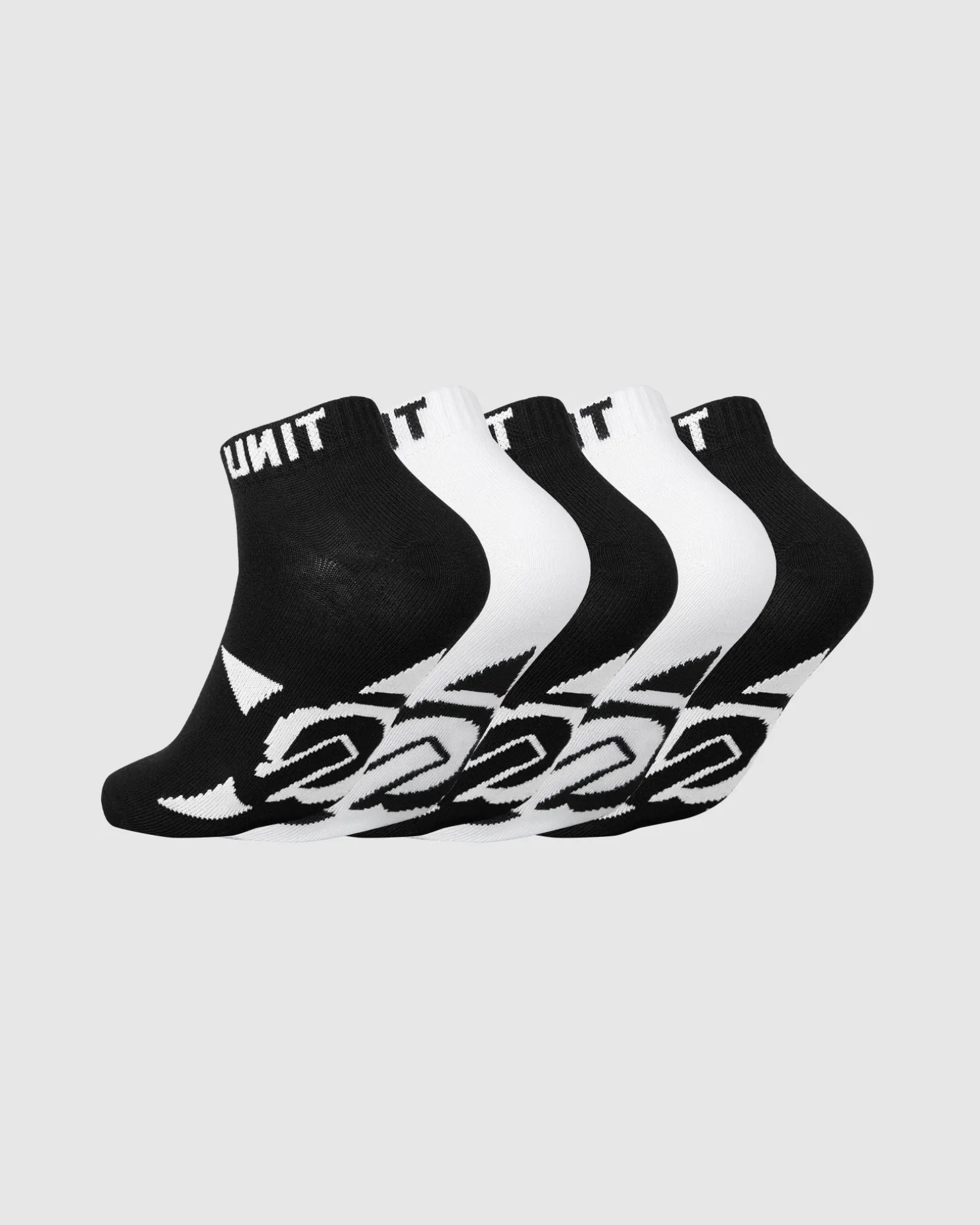 UNIT Lo Lux Socks 5 Pack-Unit Clothing Fashion