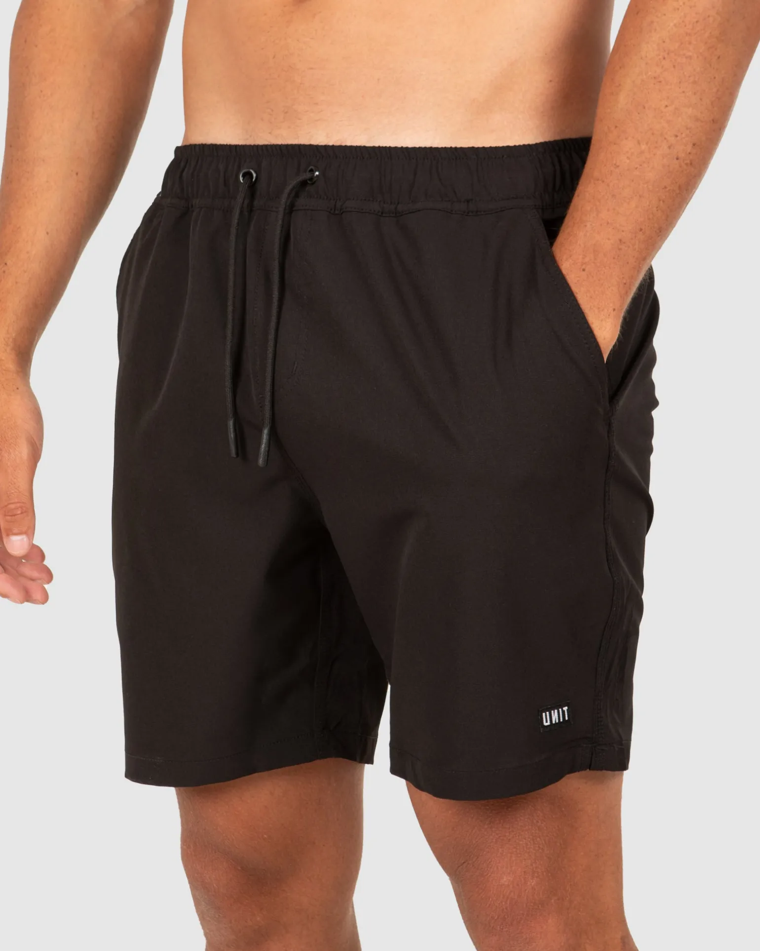 UNIT Mens Block Elastic 16" Shorts-Unit Clothing Shop