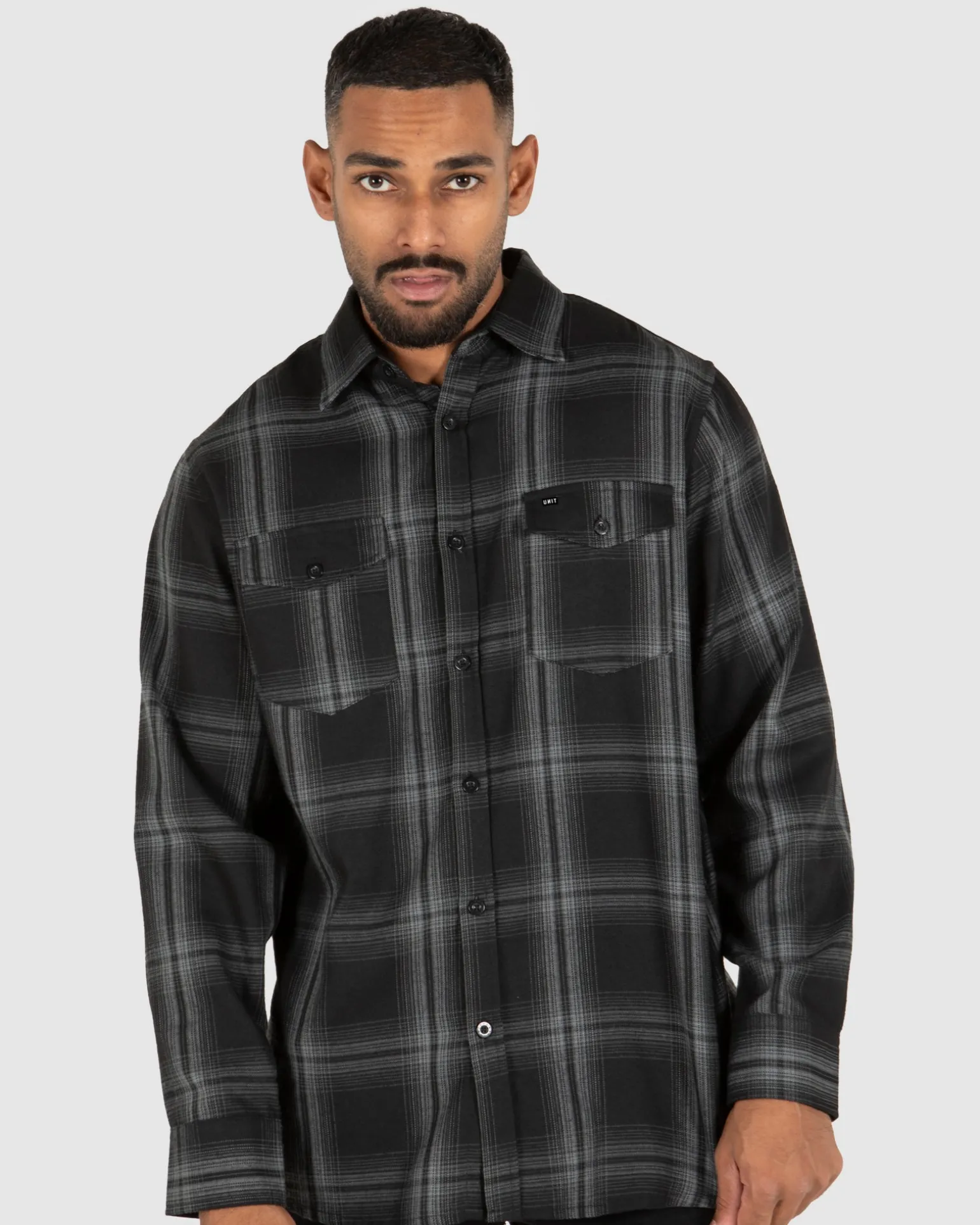 UNIT Mens Newtown Flannel Shirt-Unit Clothing Store