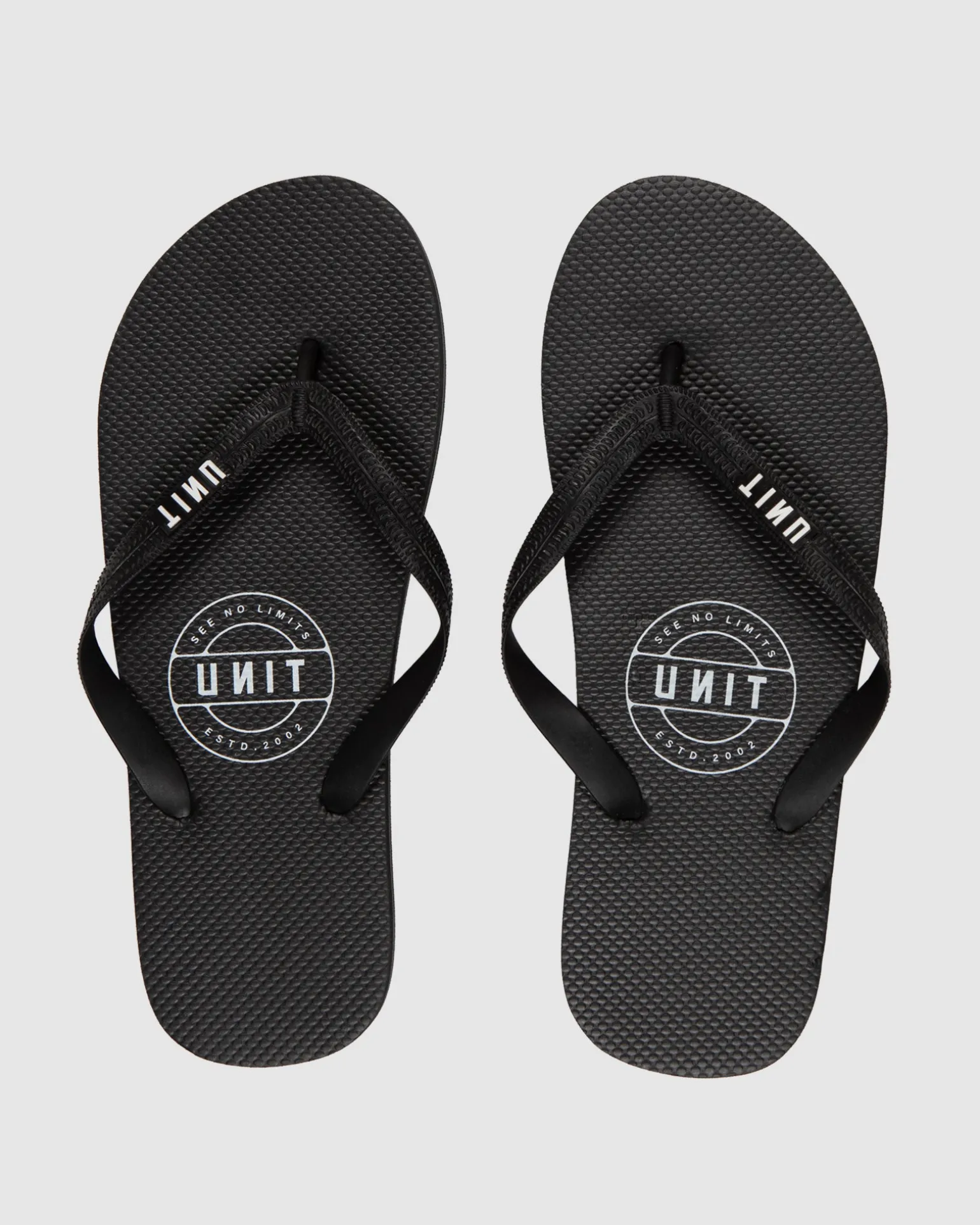 UNIT Mens Stamp Flip Flops-Unit Clothing Hot