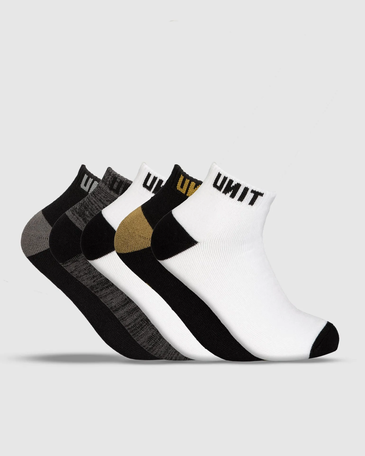 UNIT Mens Vital Bamboo Socks - 5 Pack-Unit Clothing Flash Sale