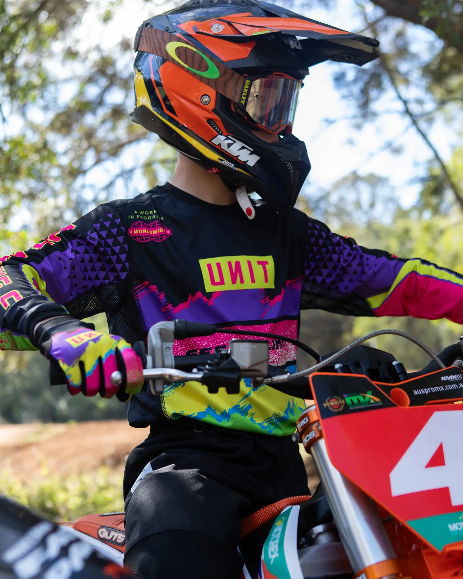 UNIT Rage Youth Riding Jersey-Unit Clothing Store