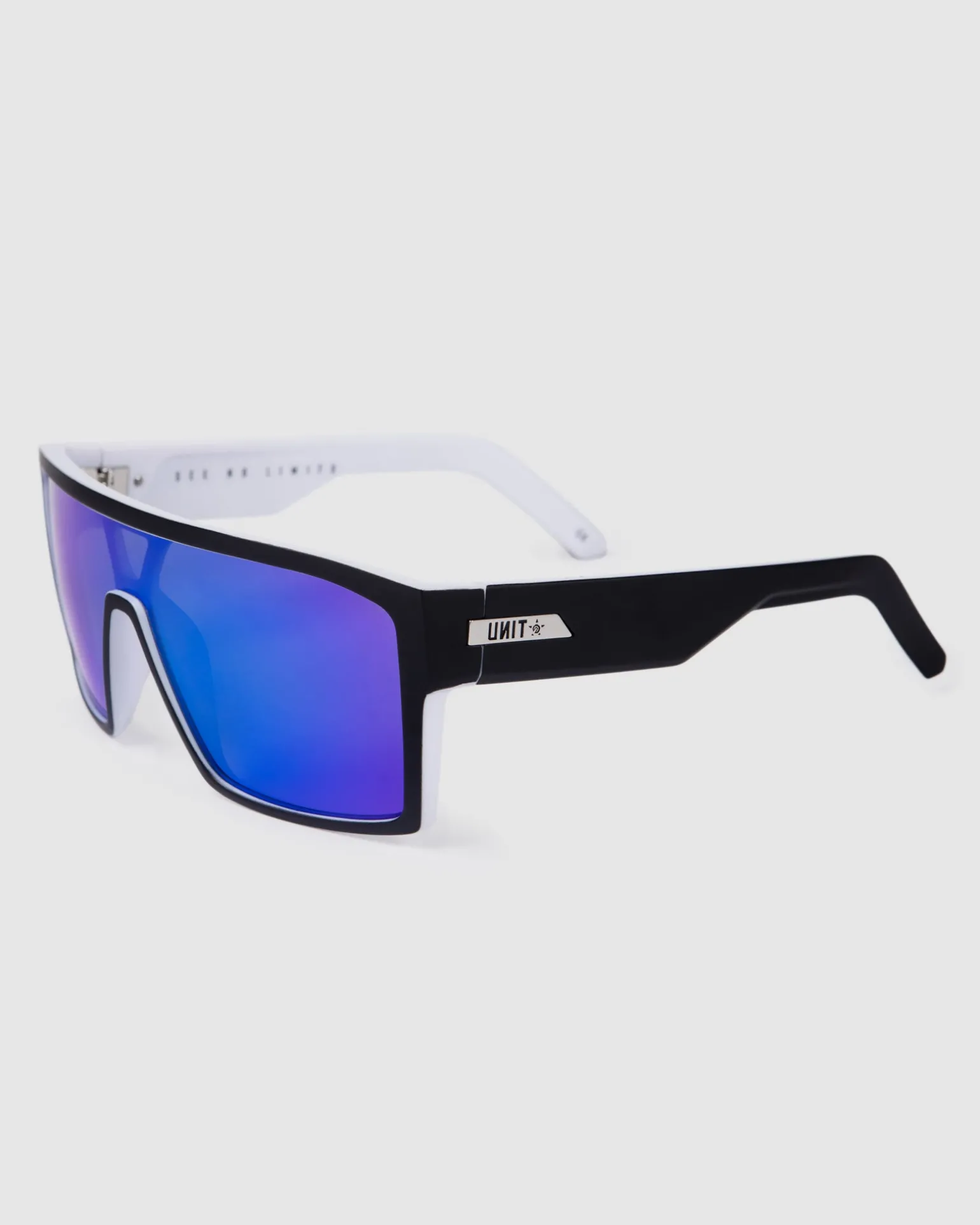 UNIT Sunglasses Command - Matte Black White Polarised-Unit Clothing Flash Sale