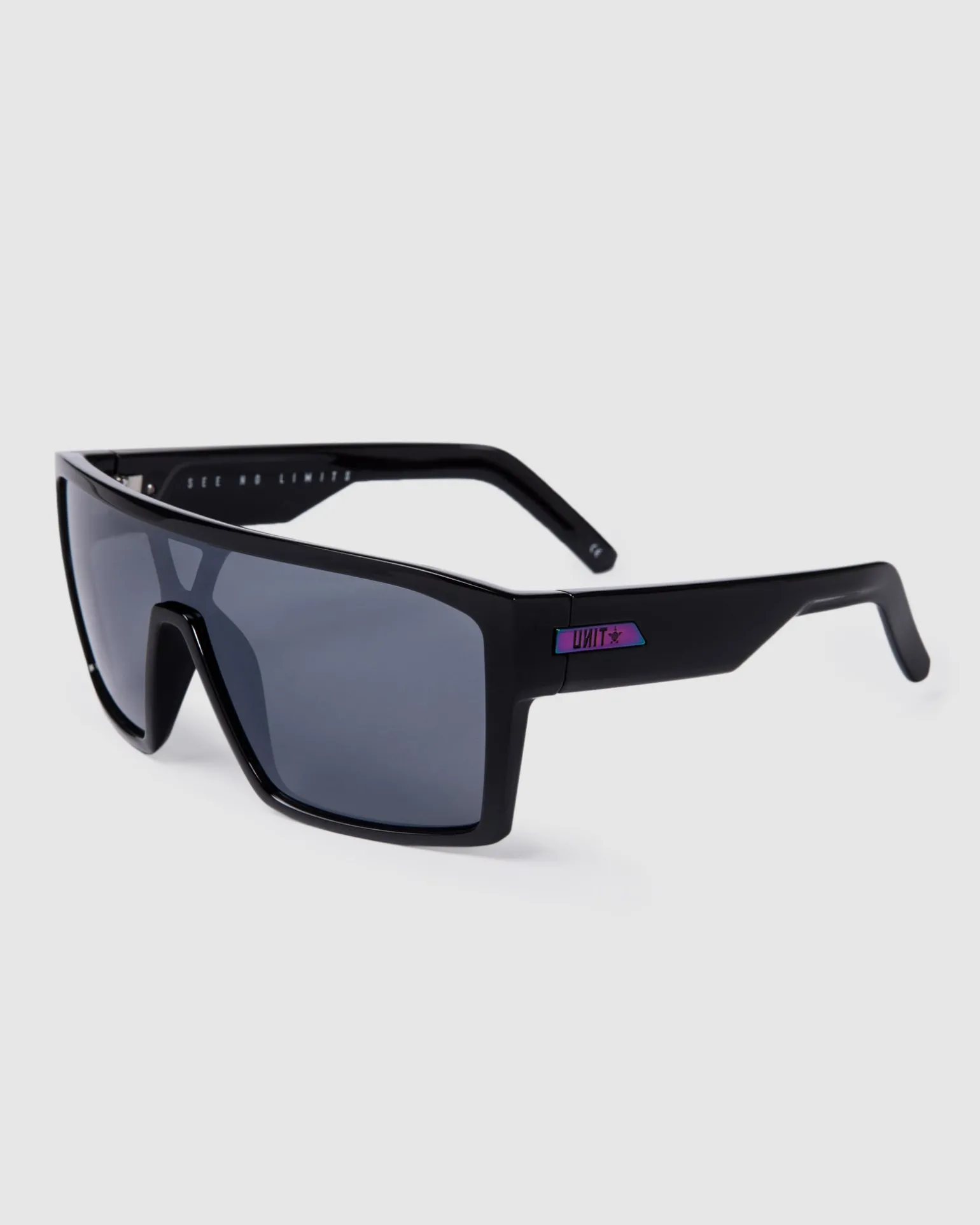 UNIT Sunglasses Command - Black Gloss Polarised-Unit Clothing Outlet