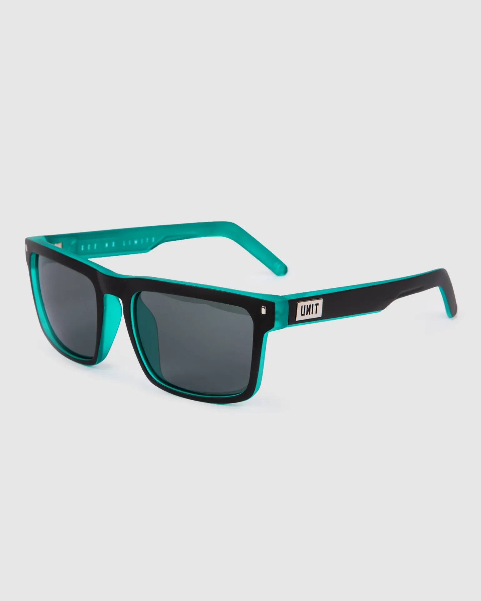 UNIT Sunglasses Primer - Matte Black Teal Polarised-Unit Clothing Store