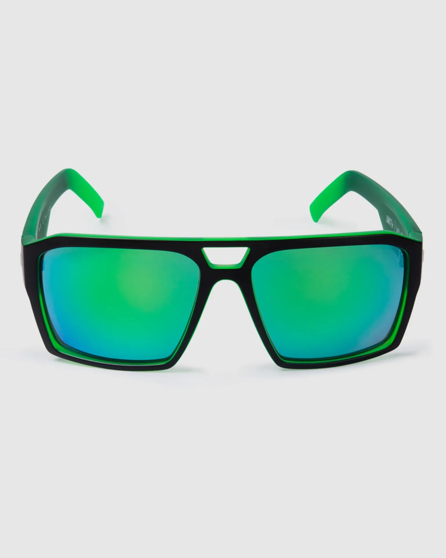 UNIT Sunglasses Vault - Matte Black Dip Green Polarised-Unit Clothing Cheap