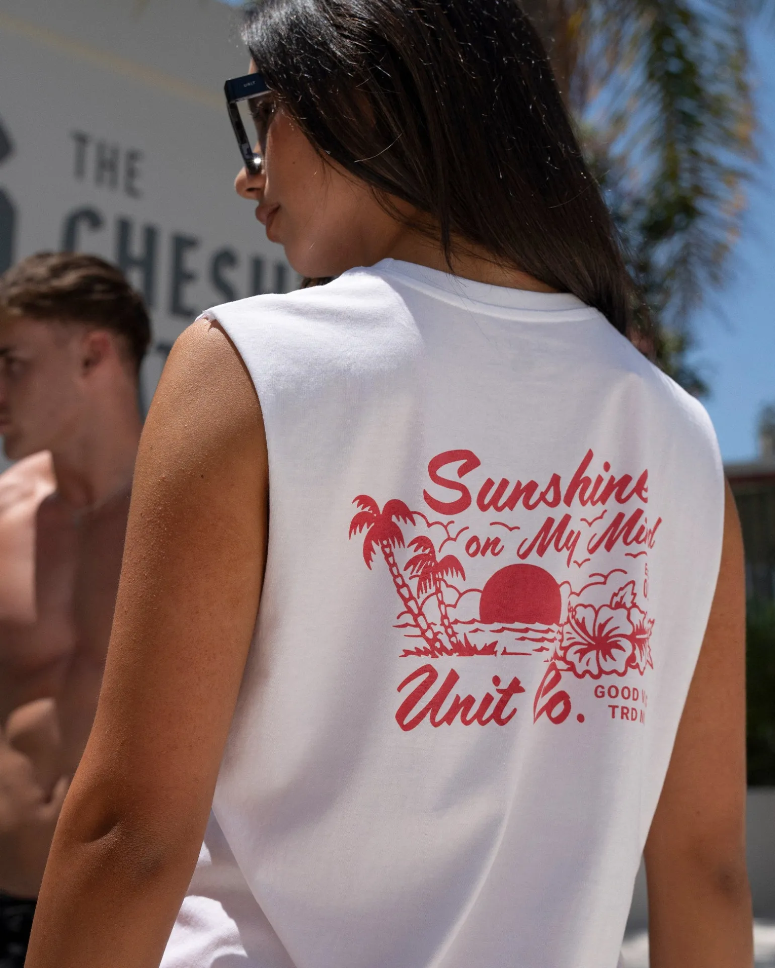 UNIT Sunshine Ladies Muscle Tee-Unit Clothing Shop